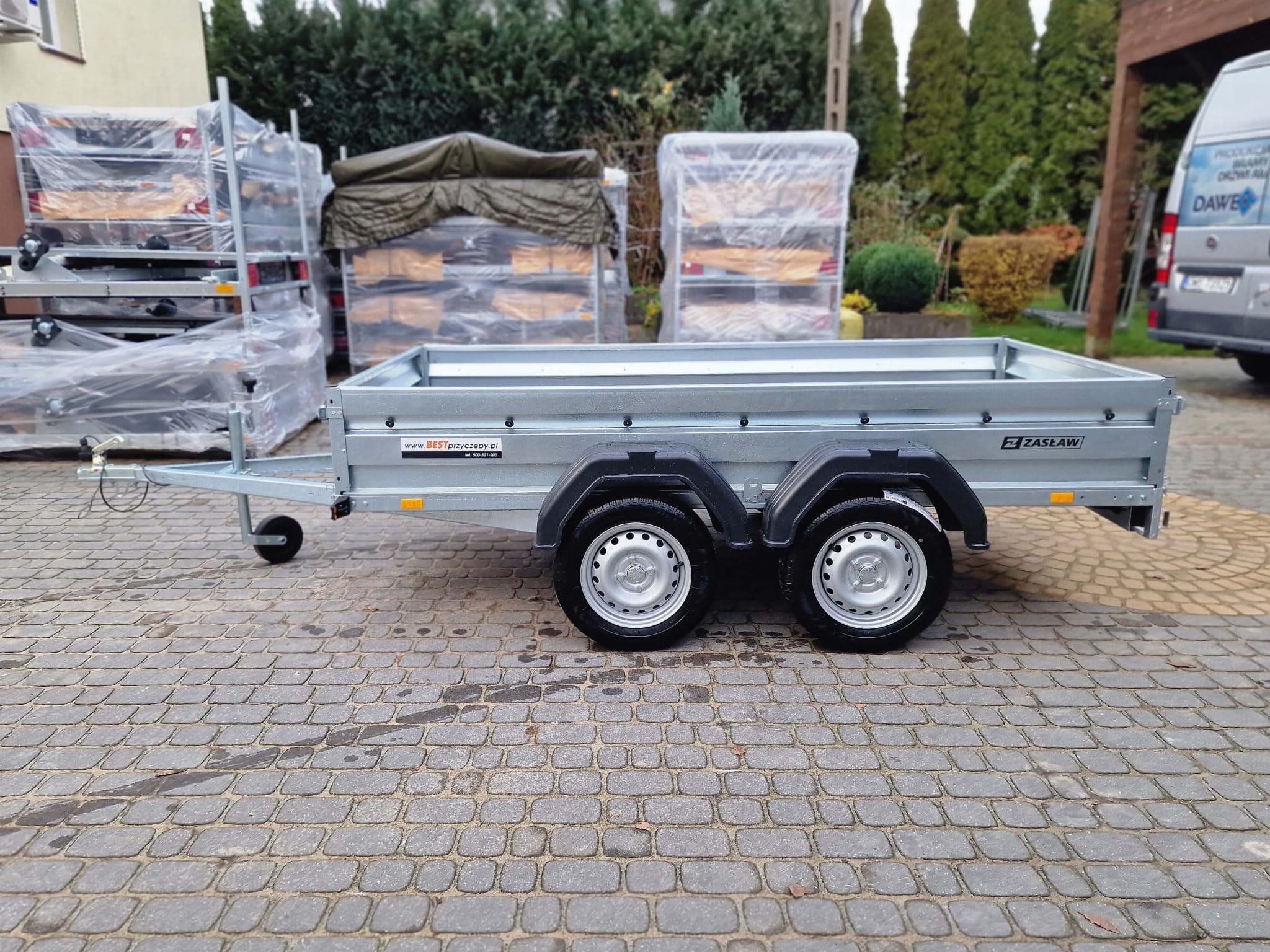 Przyczepa dwuosiowa 300x150 PRZYCZEPKOMAT DUAL 300